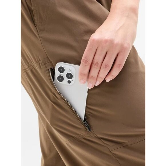 Athleta M Highland Utility Pant Clay Medium - Picture 5 of 6